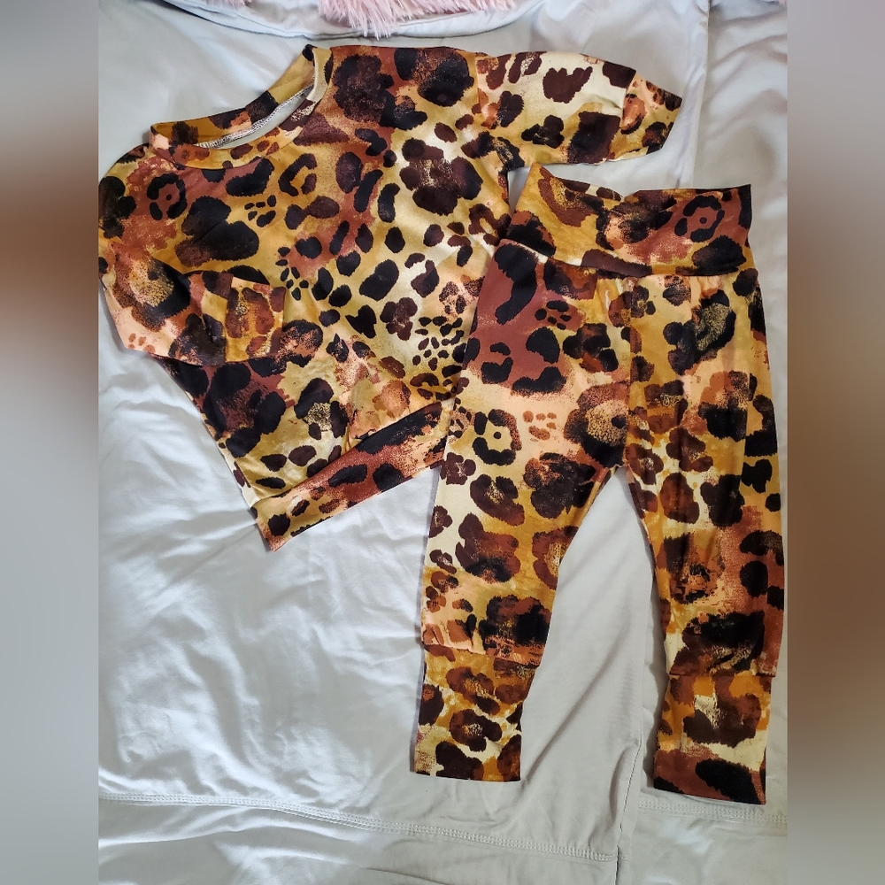 Animal Print Lounge Set